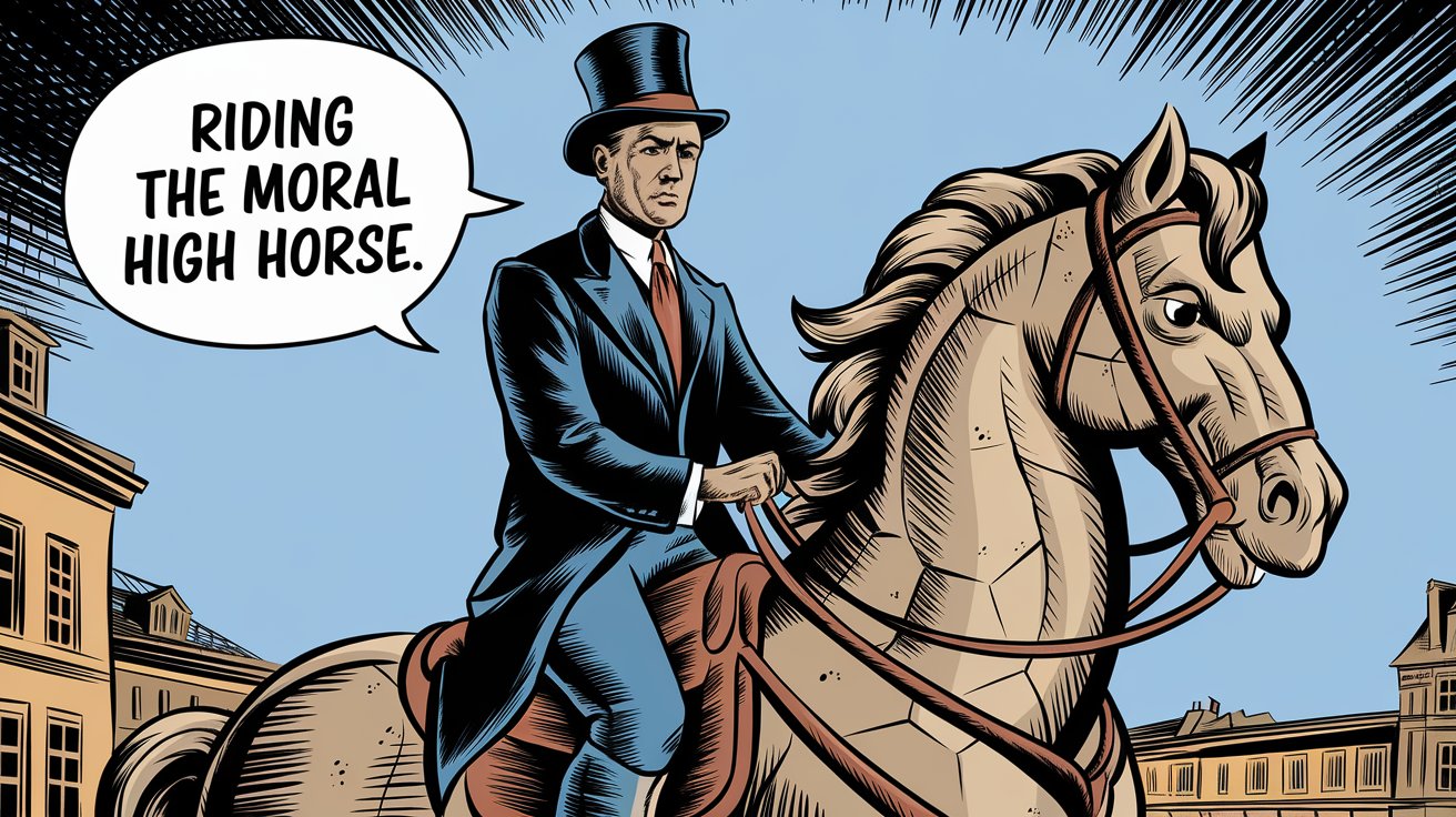 The Morally High-Rise Habit: Riding the Moral High Horse